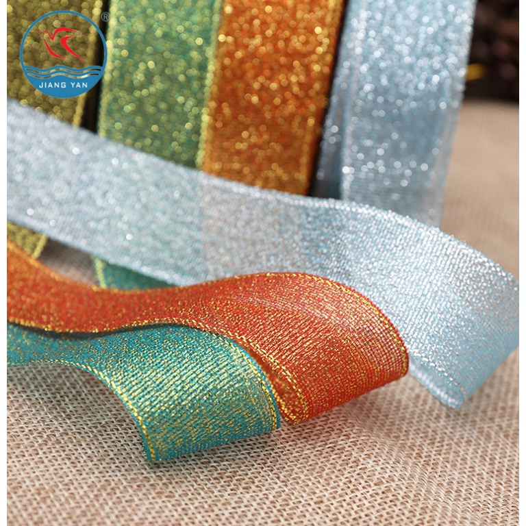 Dây voan màu dây ruy băng trang trí cây thông, trang trí giáng sinh