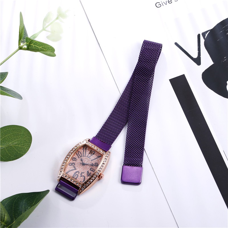 Thời Trang Đồng Hồ Quartz Nữ Đính Đá Sang Trọng