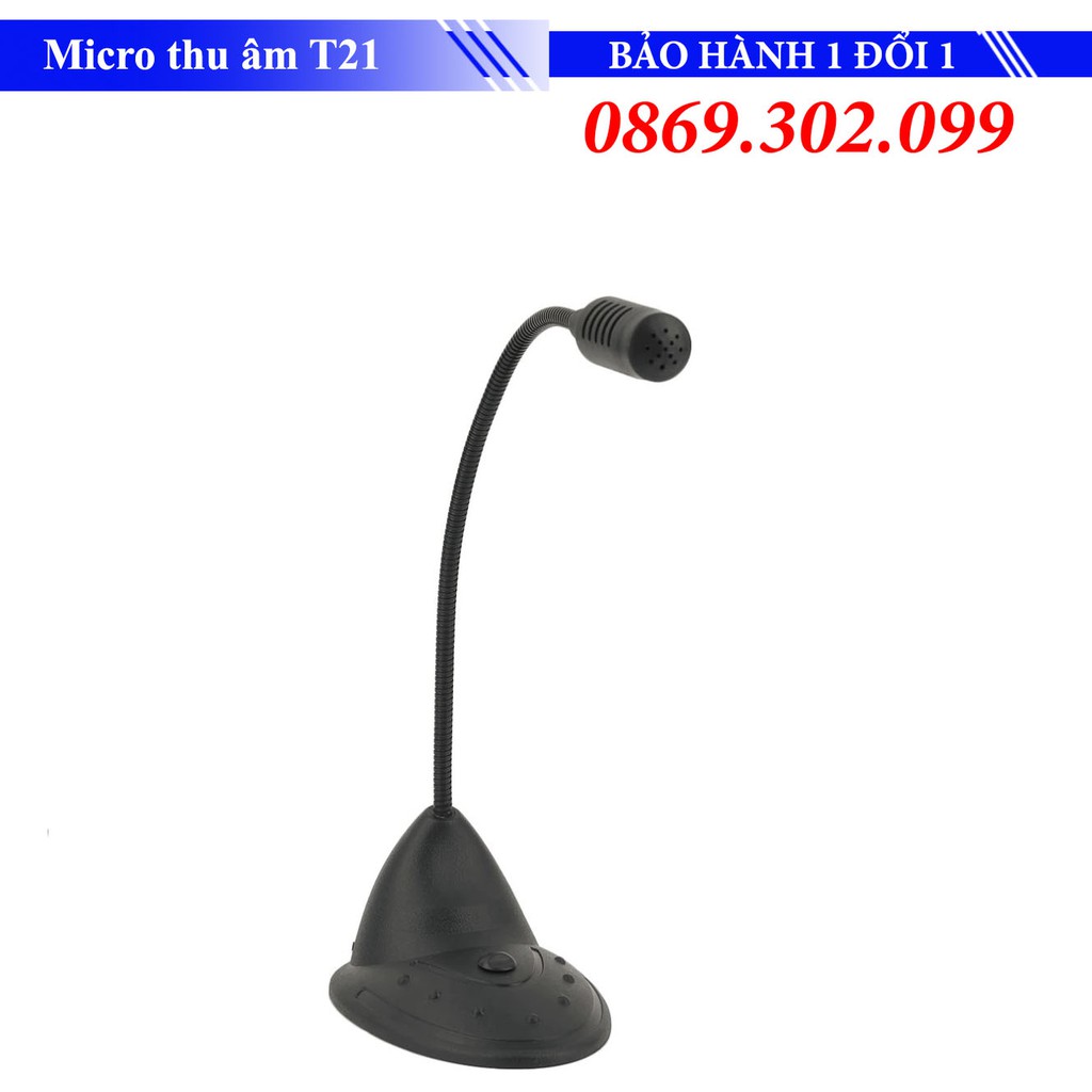 Microphone cổ ngỗng nhỏ gọn cho máy tính T21