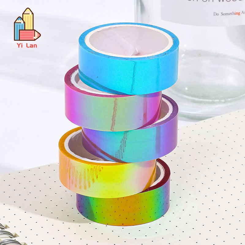 Keo dán trang trí sổ tay màu laser thiết kế độc đáo chất lượng cao