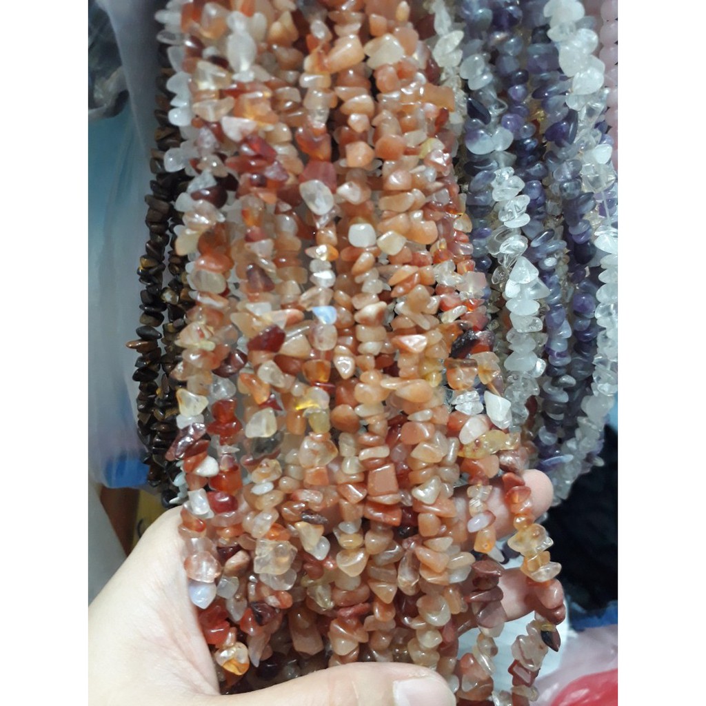 Gói 50gr Đá thạch anh vụn có lỗ