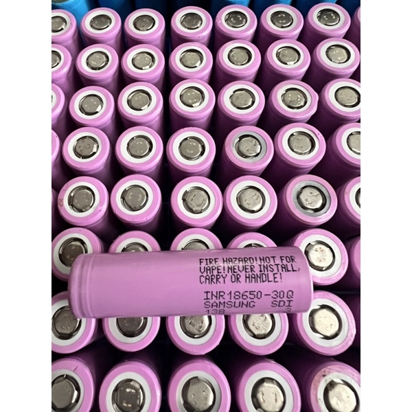 pin lion samsung 30Q tháo khối xả cao 10a dung lượng như mới
