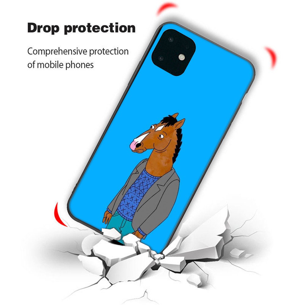 Ốp điện thoại in hình BoJack Horseman thích hợp cho iPhone 11 Pro Max XS MAX XR X 8 7 6s 6 Plus SE 2020
