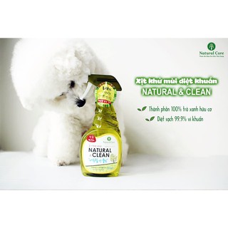 XỊT KHỬ MÙI DIỆT KHUẨN NATURAL & CLEAN 500ML