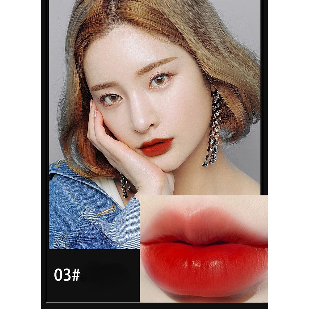 Son Môi Dưỡng Ẩm Lâu Trôi Chống Thấm Nước Hiệu Ứng Gương Ánh Ngọc Trai Có 6 Màu Tùy Chọn Qipin