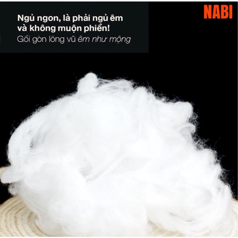 Bông gòn nhồi gối cao cấp bông gòn lông vũ nhân tạo siêu mềm mịn chuyên dùng làm gối cho khách sạn resort chuẩn 5 sao bô