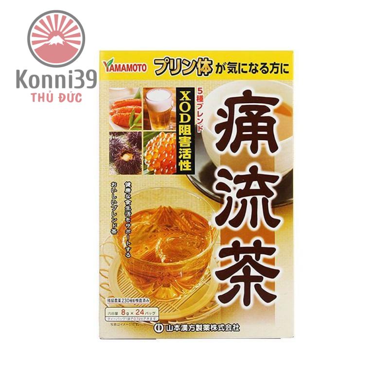 TRÀ ĐÀO THẢI MỠ THỪA VÀ GIẢM TÌNH TRẠNG BỊ GOUT YAMAKAN (HỘP 24 TÚI LỌC)