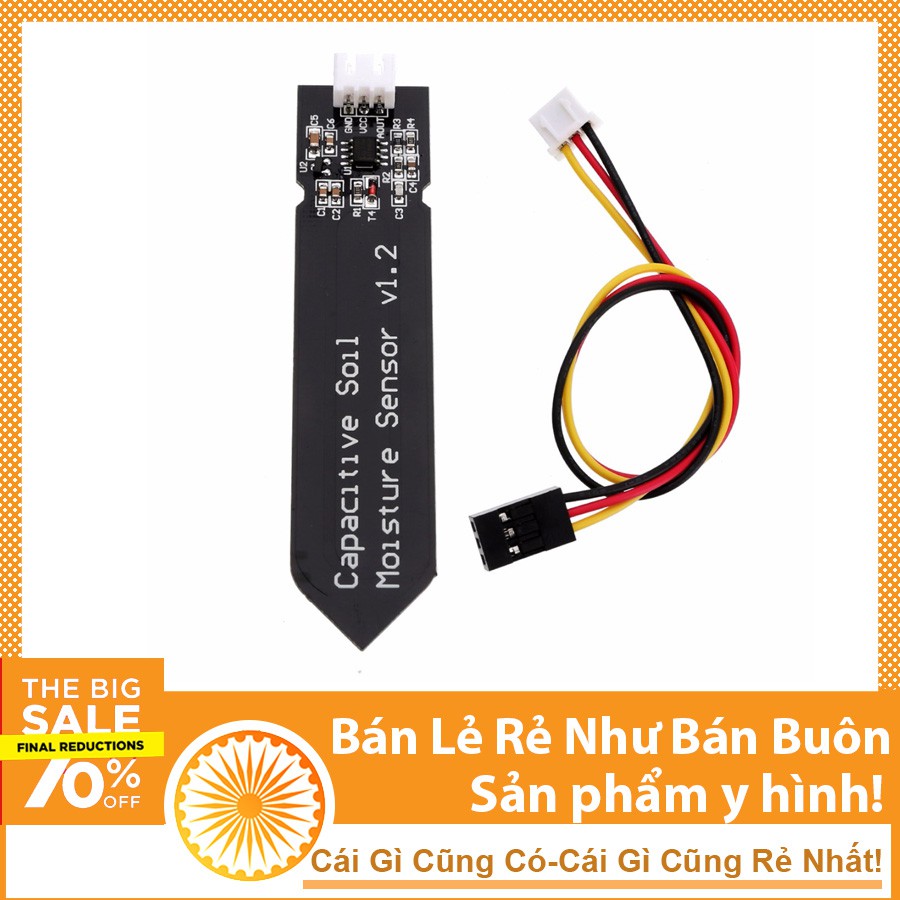 Cảm Biến Độ Ẩm Đất Điện Dung Arduino V1.2