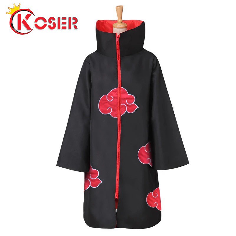Áo choàng cosplay tiệc Halloween hoạt hình Anime Naruto Hokage Uzumaki
