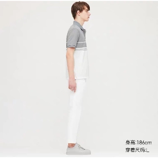 Áo thun nam kẻ DRY-EX POLO