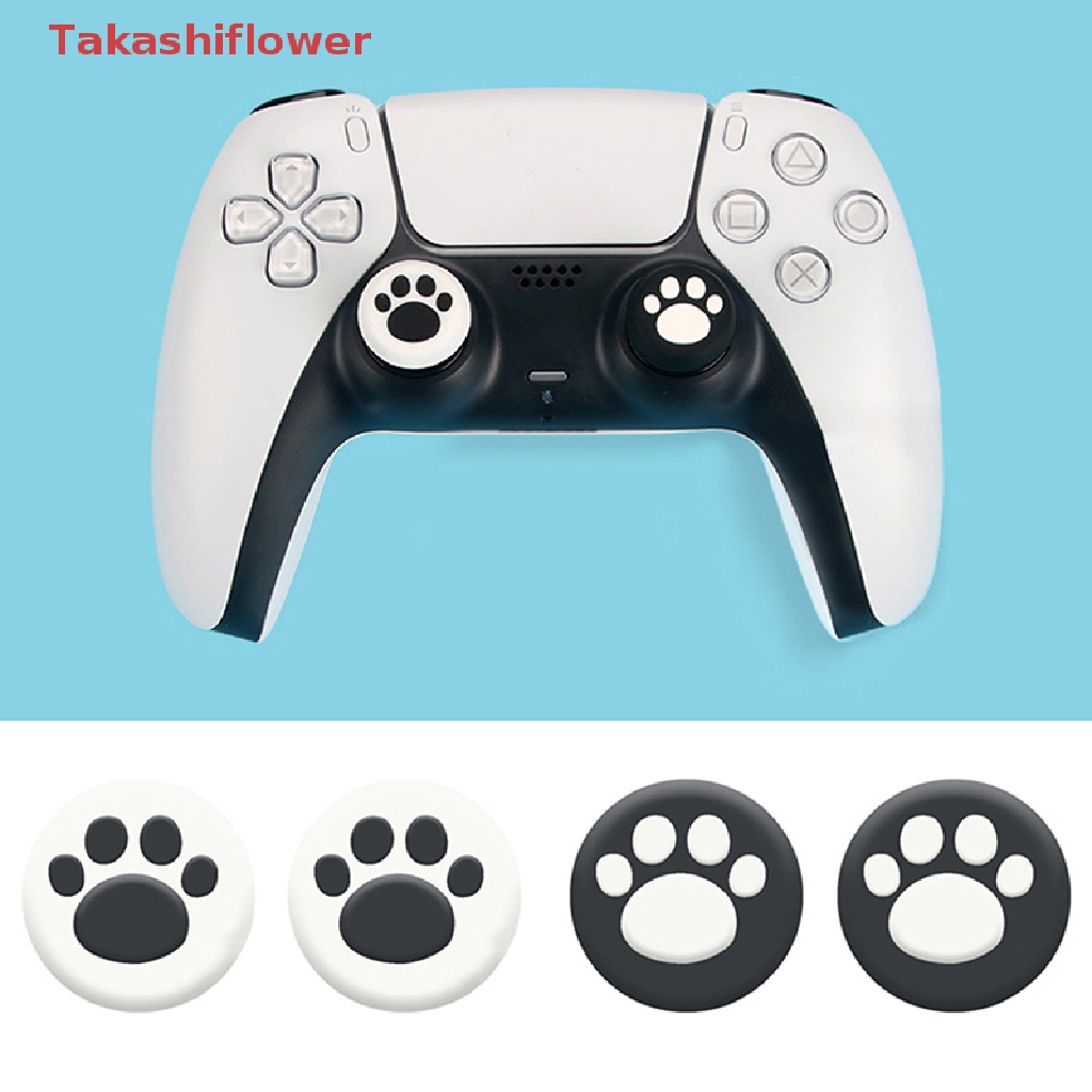 Bộ 2 Nút Bọc Cần Điều Khiển Chơi Game PS4 / PS5 Bằng Silicon Họa Tiết Dễ Thương