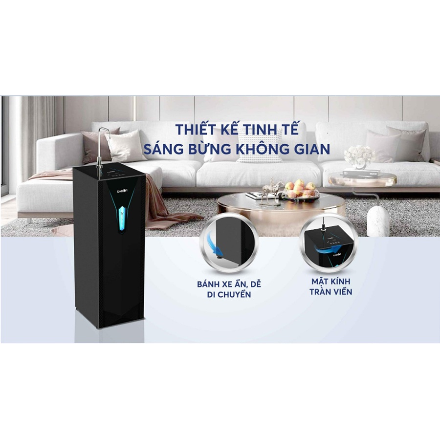 Máy lọc nước 11 lõi Hydro-Ion KAE-S65 Karofi, Màng RO 100 GPD Purifilm Mỹ - Bảo hành 36 tháng