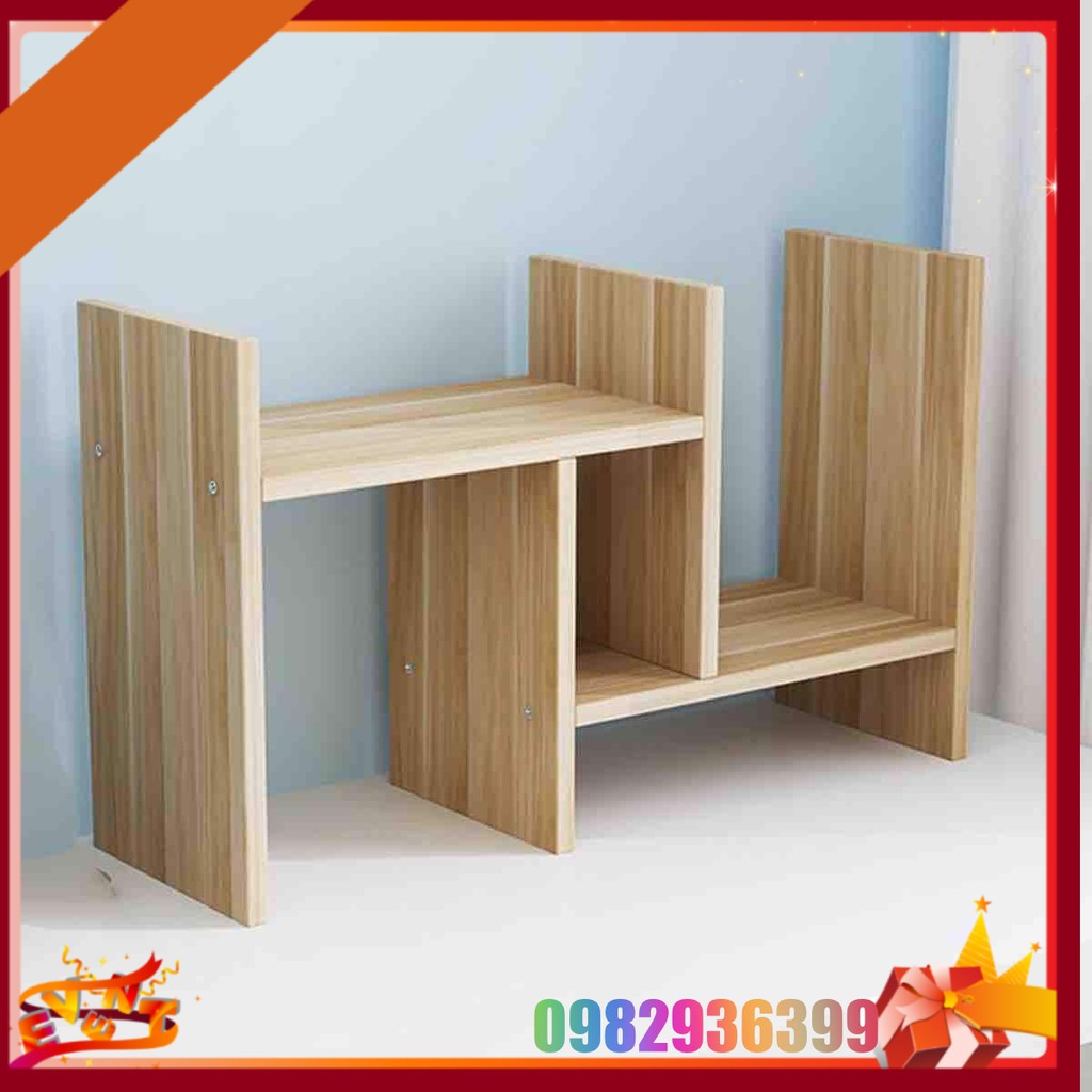 Giá Sách Để Bàn Để Đồ Lắp Ghép Đa Năng - Kệ Sách Gỗ Để Bàn Lắp Ghép Đa Năng – Kệ Gỗ Để Bàn Mini