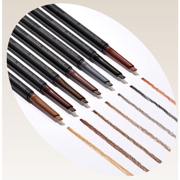 [MẪU MỚI] Chì kẻ mày INNISFREE Auto Eyebrow Pencil