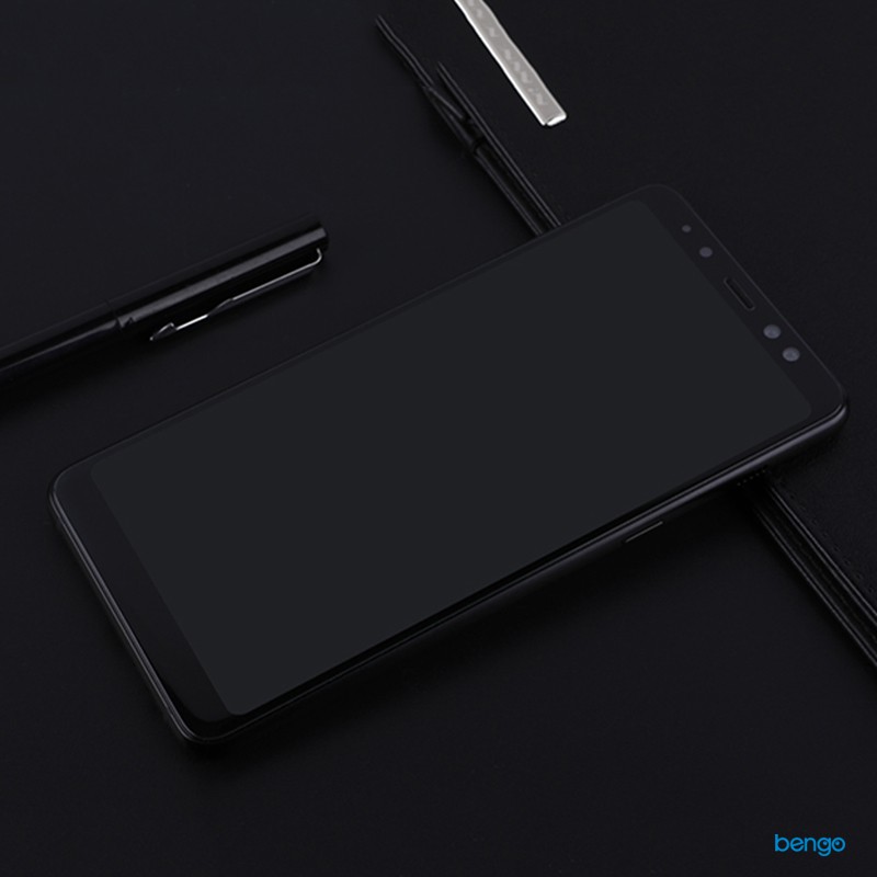 Dán cường lực Samsung Galaxy A8 (2018) 4D full keo và từ tính