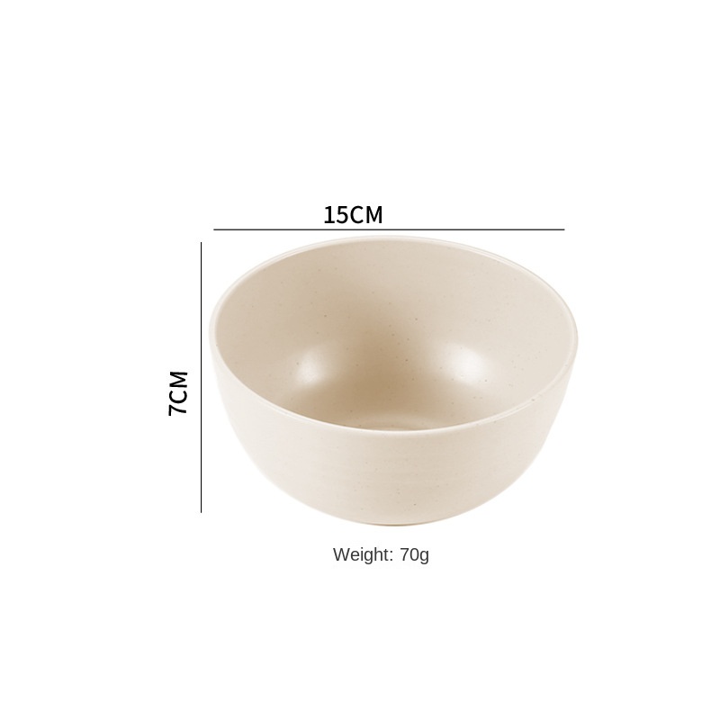 Bát Ăn Cơm Cỡ Lớn 6 inch Màu Trơn Kiểu Bắc Âu Sáng Tạo Cho Bé Màu Sắc