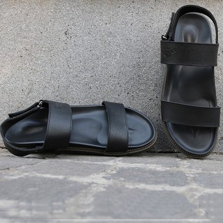 Dép Sandal Nam Quay Hậu Da Bò MẪU MỚI Dép Da Nam Quai Ngang DE01