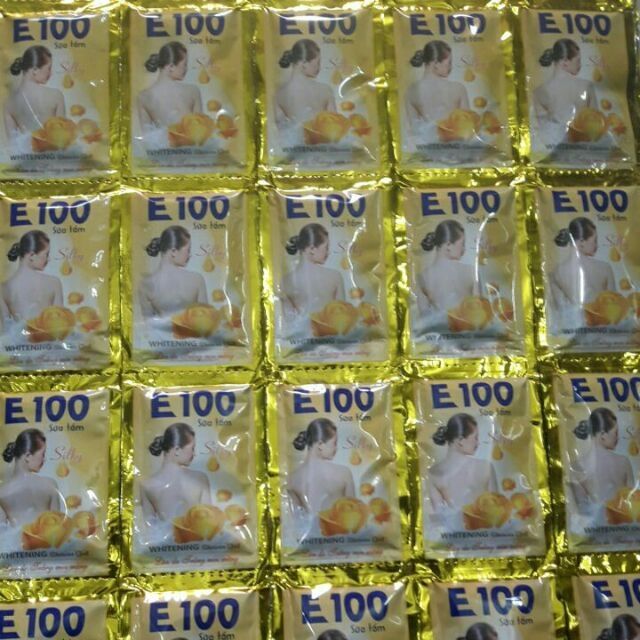 Combo 10 Dây sữa tắm E100 (12gói/dây)