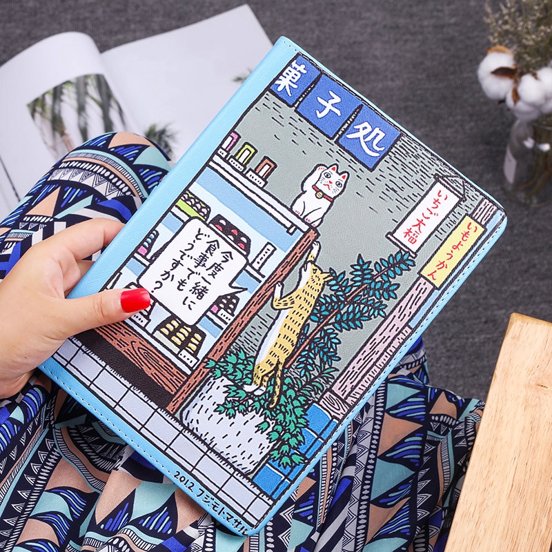 Bao da máy tính bảng in hình phong cách Nhật Bản cho Ipad 8th 7th 10.2 air mini 1 2 3 4 5 pro 9.7 10.5 11 inch air 3 10.5 mini 5 2019 | BigBuy360 - bigbuy360.vn