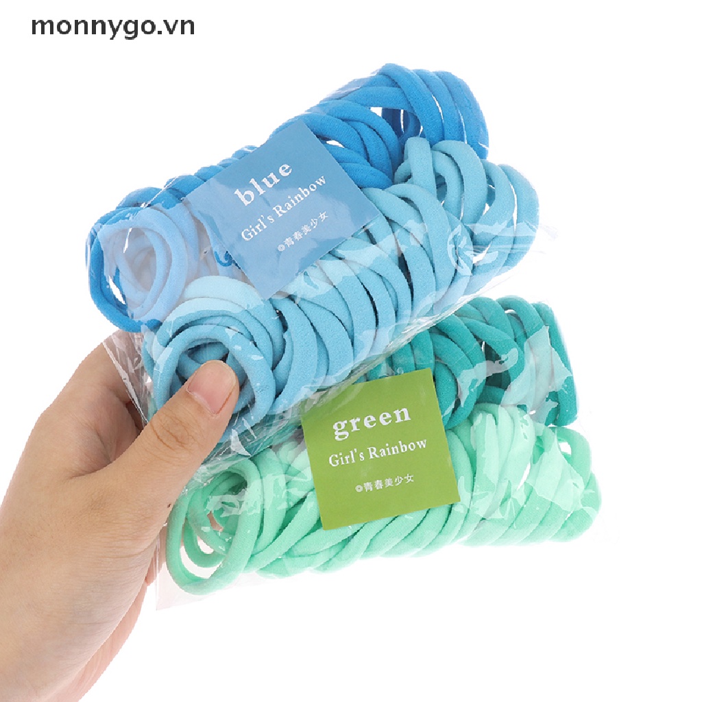 50 Dây Buộc Tóc Co Dãn Mềm Mại Cho Nữ