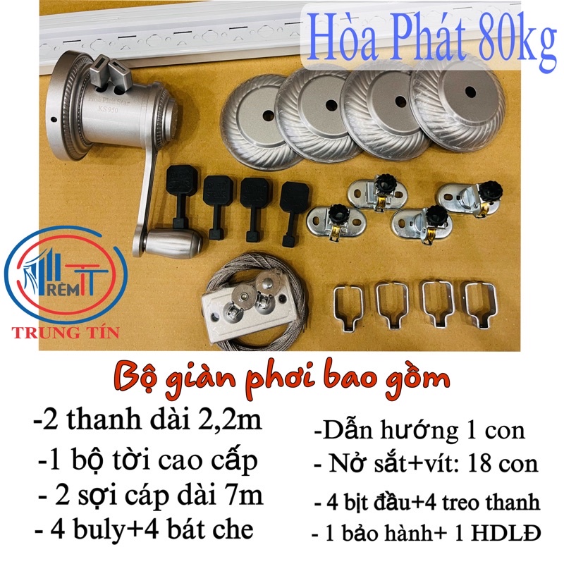 (CHÍNH HÃNG) Giàn phơi thông minh Hoà Phát siêu bền