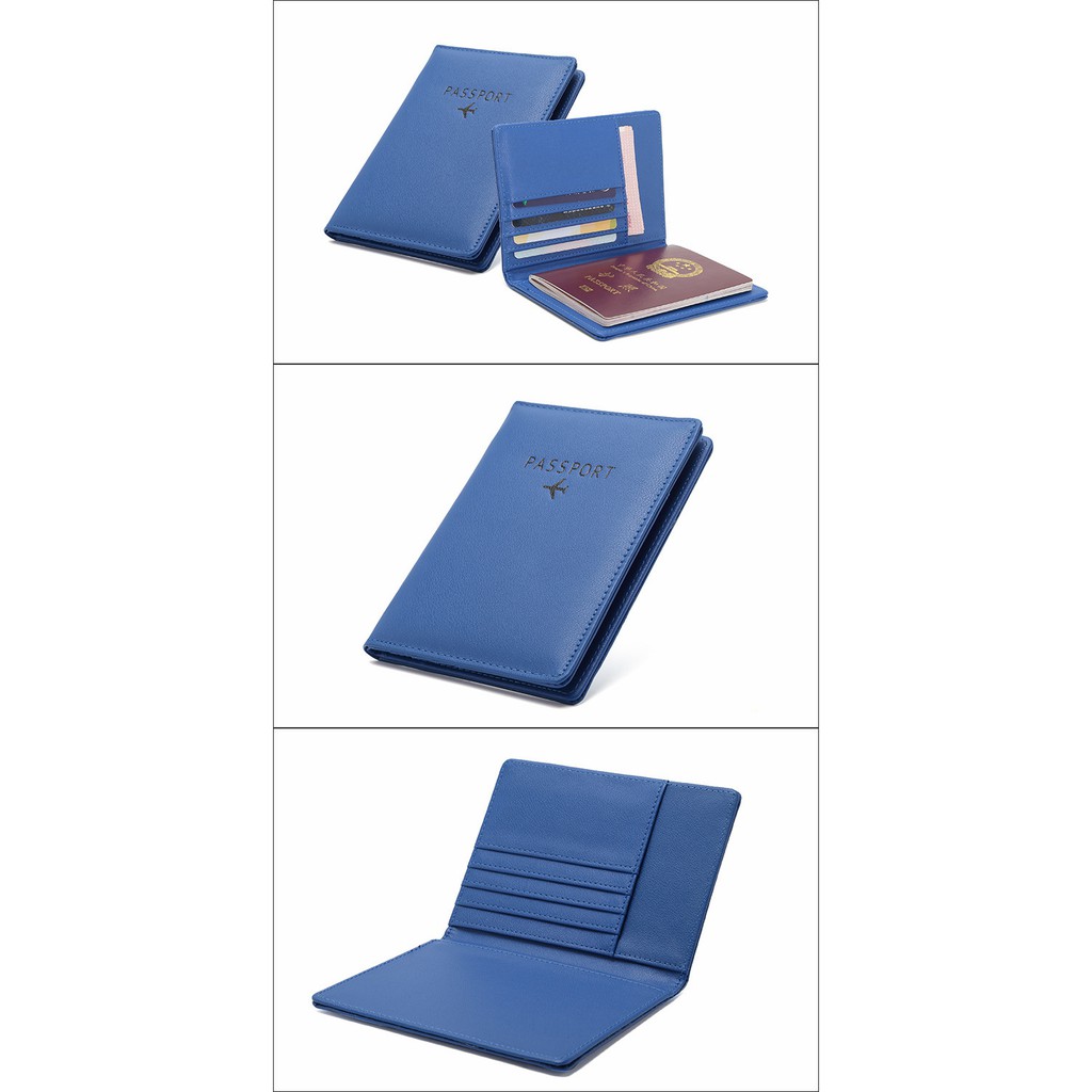 Ví Bảo Vệ Hộ Chiếu Và Thẻ Tín Dụng RFID Dành Cho Nam Và Nữ Giá Đỡ