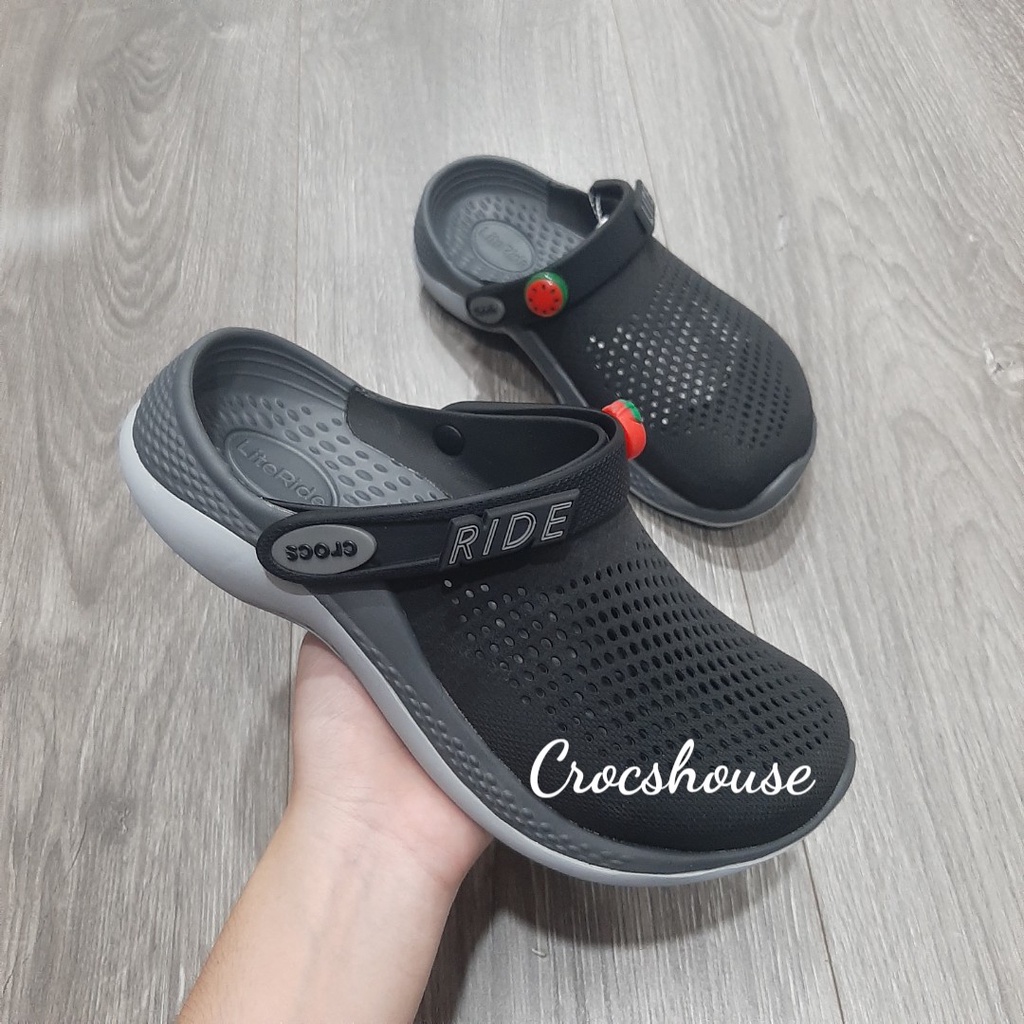 (Bảo hành) Dép sục crocs literide 2 unisex nhiều màu nam nữ hàng cao cấp - crocs house