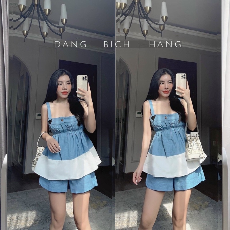 Set áo hai dây bò