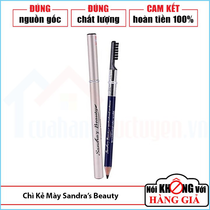 [CHÍNH HÃNG] Chân Mày Sắc Nét Với Chì Kẻ Mày Lâu Trôi Sandra's Beauty Artistic Eye Brown Auto Pencil |Bền Màu |Tự Nhiên | BigBuy360 - bigbuy360.vn