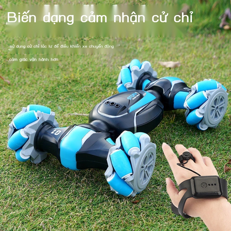 ∋Cử chỉ cảm ứng biến dạng điều khiển từ xa ô tô đồ chơi trẻ em xoắn xe bốn bánh leo núi đua xe cậu bé sạc xe địa hình