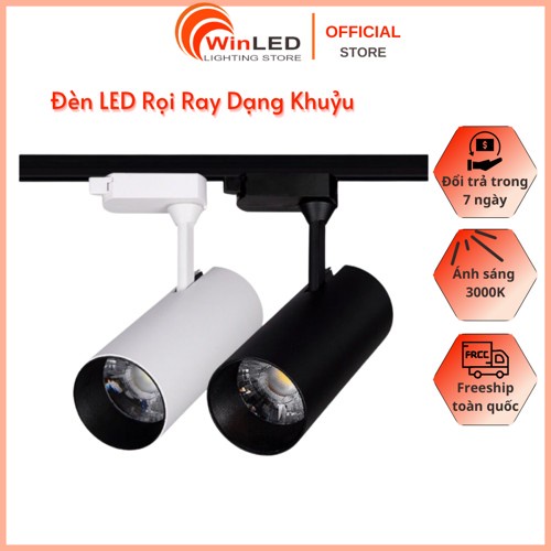 Đèn LED Rọi Ray Ống Bơ, Đèn LED Spotlight COB Dài 20W Ánh Sáng Trắng/Vàng Trang Trí Shop, Rọi Tranh Ảnh Siêu Bền Giá Rẻ