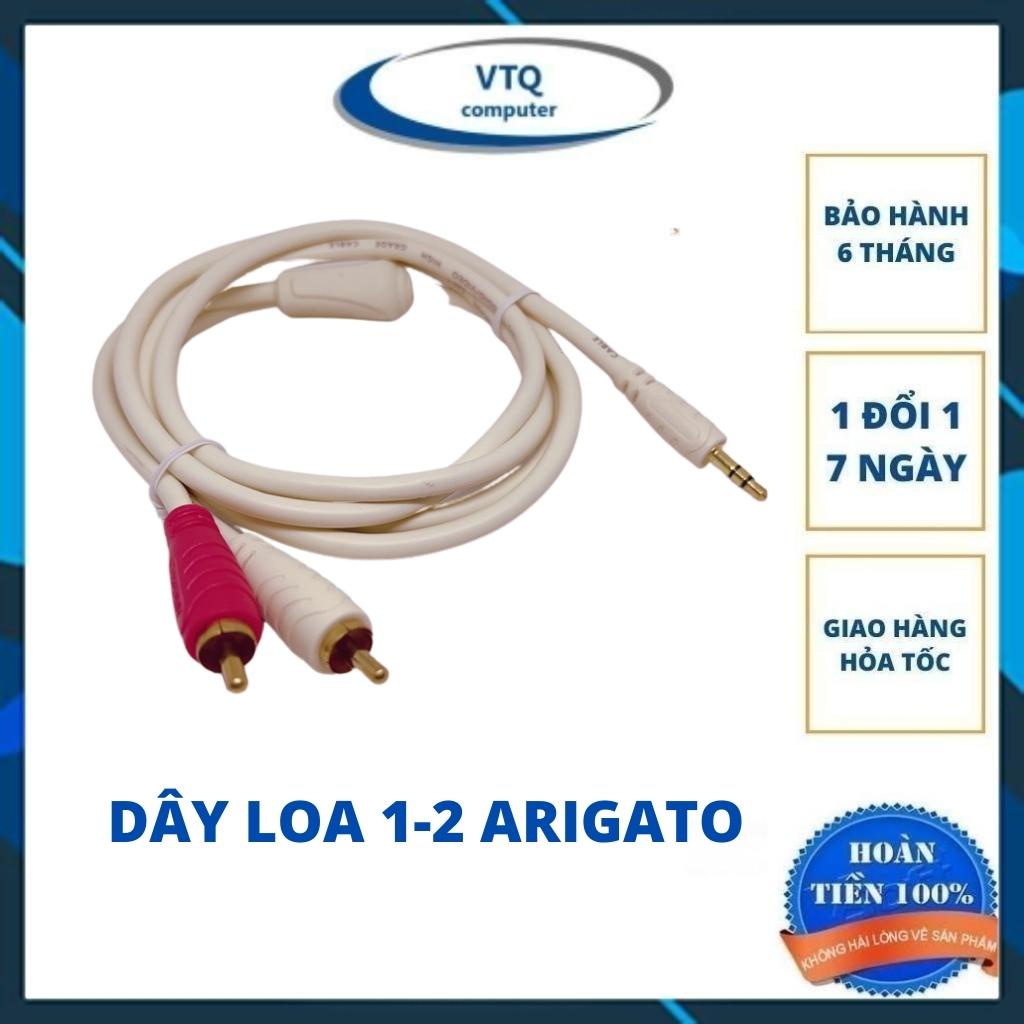 Dây loa 1 ra 2 arigato av Audio - Dây Kết Nối Âm Thanh Loa, Amply, Tivi, Dây AV Ra 3.5, Dây 2 Đầu AV