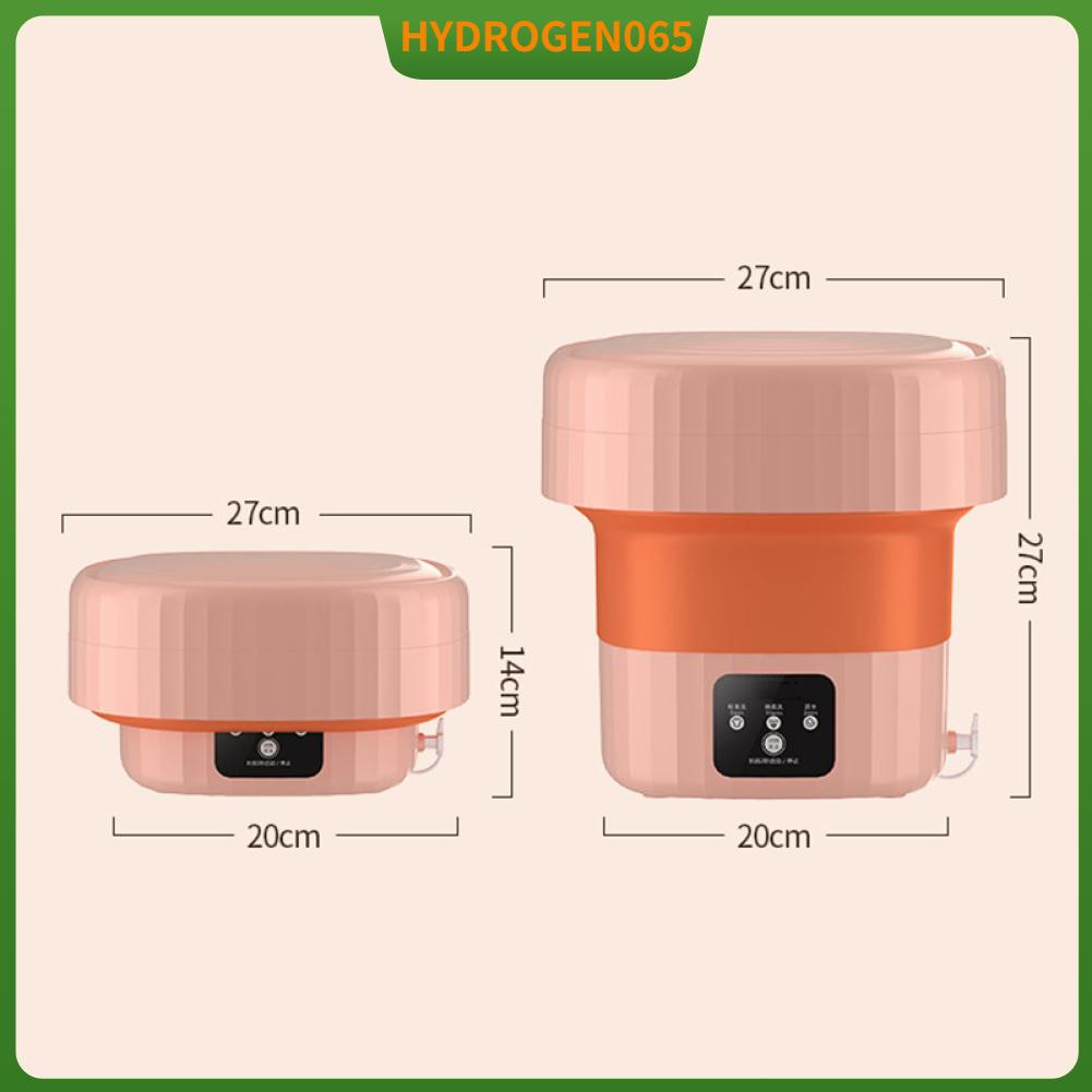 6L Máy giặt mini có thể gập lại di động 6L cho quần áo trẻ em Quần lót Vớ RV Du lịch ký túc xá Hydrogen065