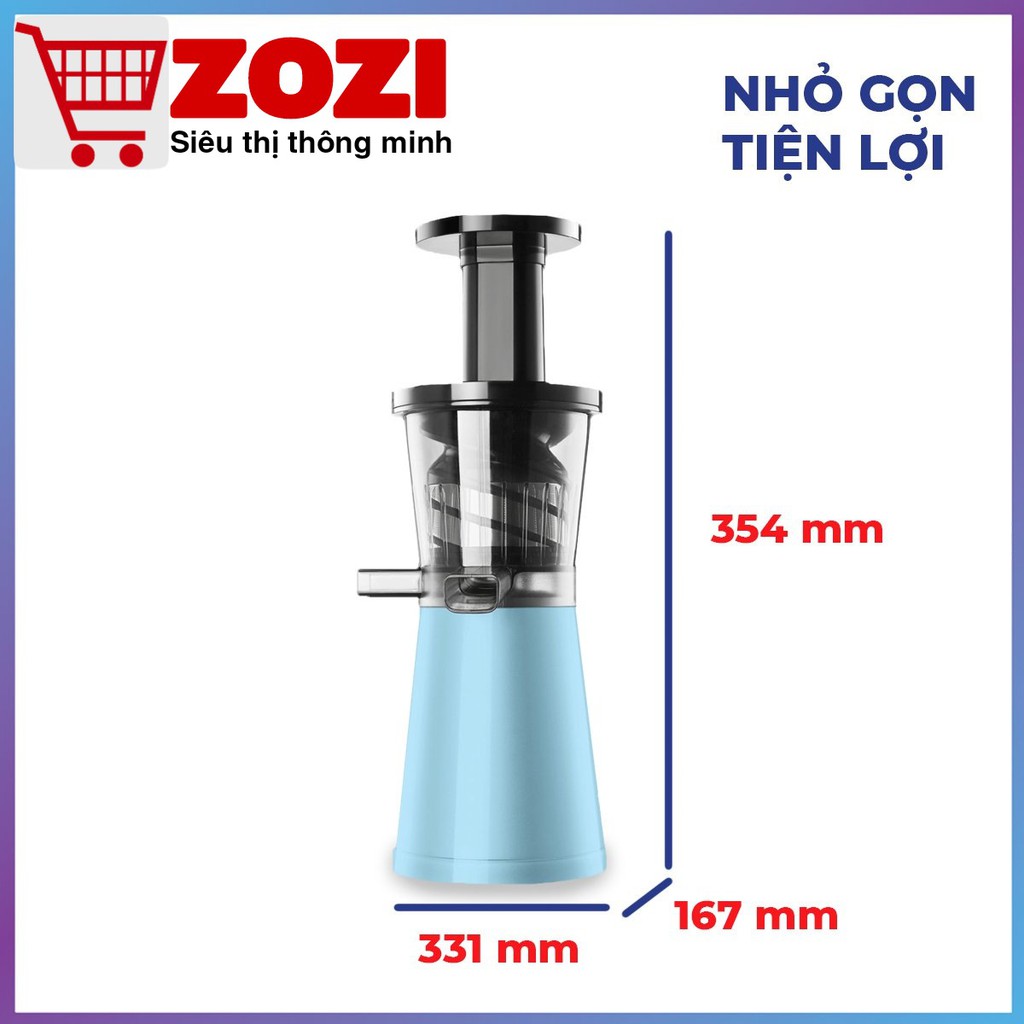 [HÀNG CHÍNH HÃNG] Máy ép chậm KALITE KL- 530, Máy ép trái cây hoa quả mini, ÉP CỰC ĐÃ SIÊU KIỆT, Ép Hoa Quả, Ép Rau Củ