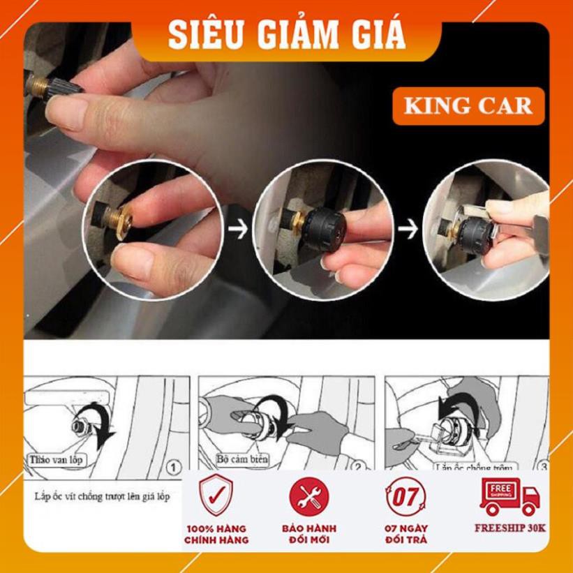 Cảm biến áp suất lốp van ngoài màn hình màu, cảm biến áp xuất lốp TPMS Shop KingCar