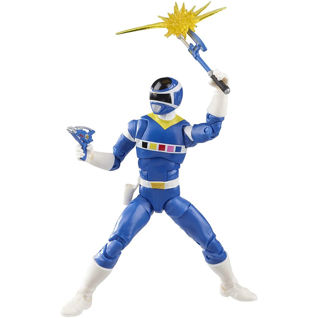 Mô hình nhân vật Hasbro ⚡ Power Rangers Lightning Collection ⚡ 6 inch In Space: Blue Ranger Vs. Silver Psycho Ranger