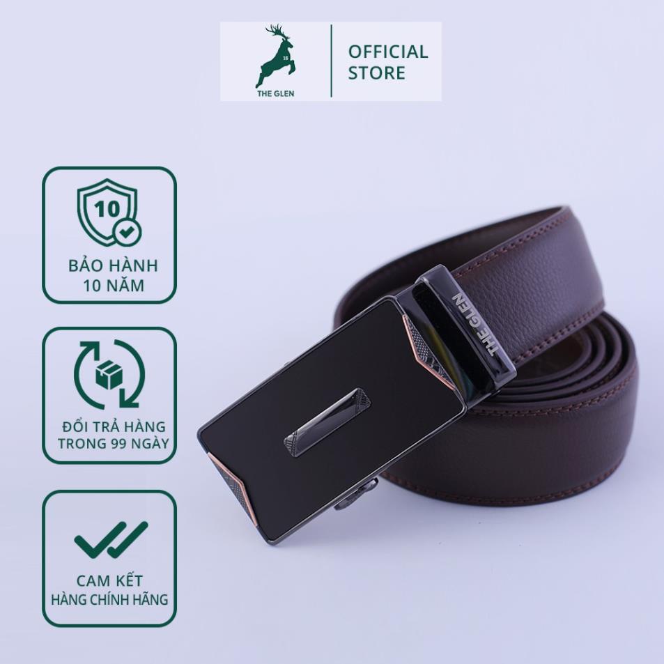 Thắt lưng nam thời trang hàn quốc - Dây lưng nam cao cấp 2021 da PU bảo hành 10 năm THE GLEN TG117
