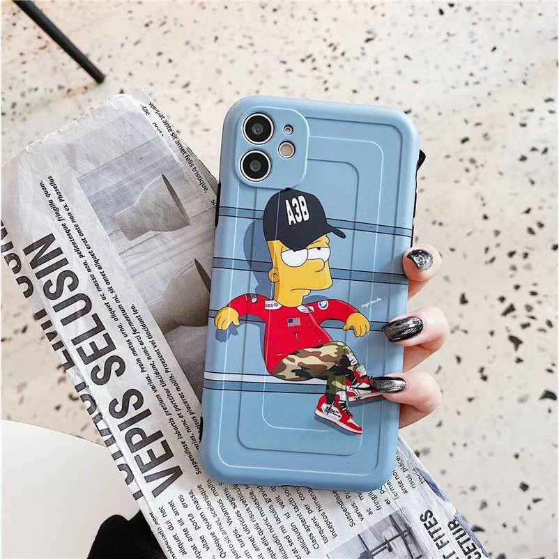 Cartoon Simpson Suitable for iPhone11 11 Pro Max 7Plus 7 8 8 X XR XS max SE 2020 12 12mini Pro Promax soft case | BigBuy360 - bigbuy360.vn