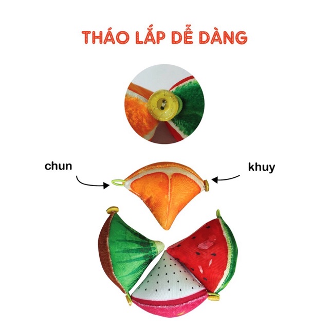 Bóng múi luyện chân - Bóng múi Montessori - Bóng múi phát triển đa giác quan cho bé