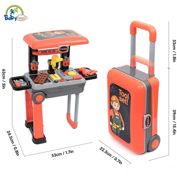 Đồ chơi sửa chữa vali kéo cho bé BBT Global 008-922A