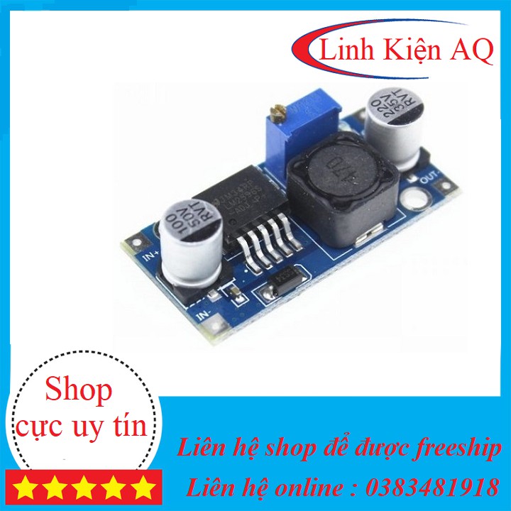 Module Hạ Áp Buck DC-DC LM2596 3A-linhkiendientubk