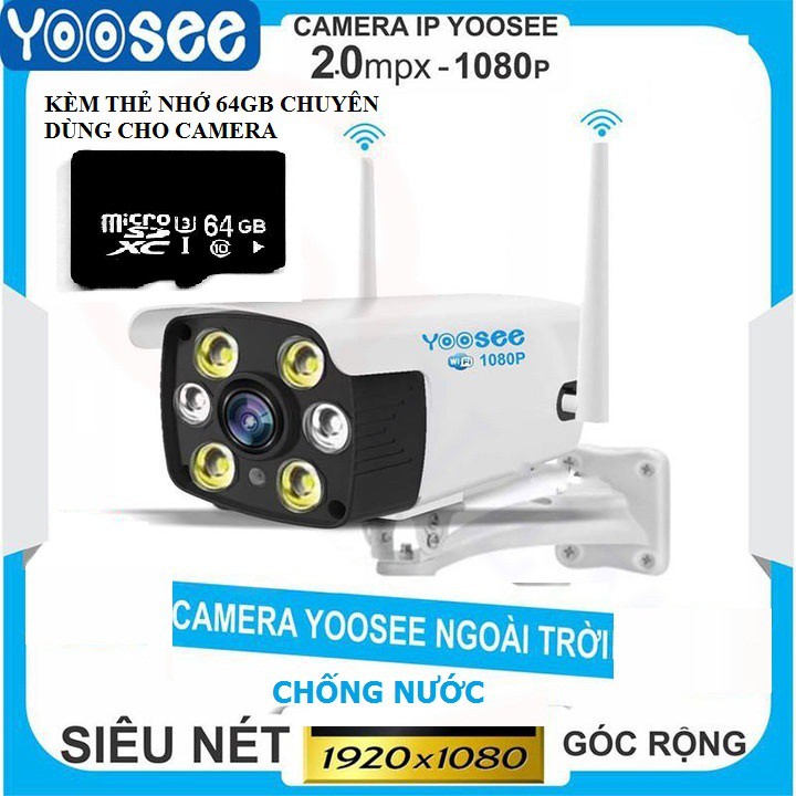 [CÓ KÈM THẺ NHỚ] CAMERA NGOÀI TRỜI W26 1080P YOOSEE | BigBuy360 - bigbuy360.vn