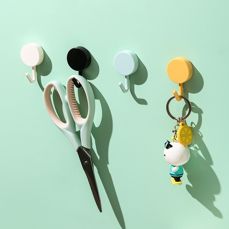 Minimore | Móc treo đồ dán tường mini độ dính mạnh kiểu morandi dễ thương sáng tạo dùng để trang trí