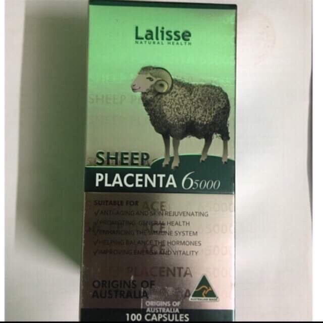 Lalisse Sheep Placenta 65000 (ÚC) nhau thai cừu tươi,collagen thủy phân...đẹp da,chống lão hoá