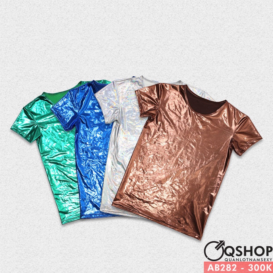 Áo thun body nam giả da QSHOP AB282