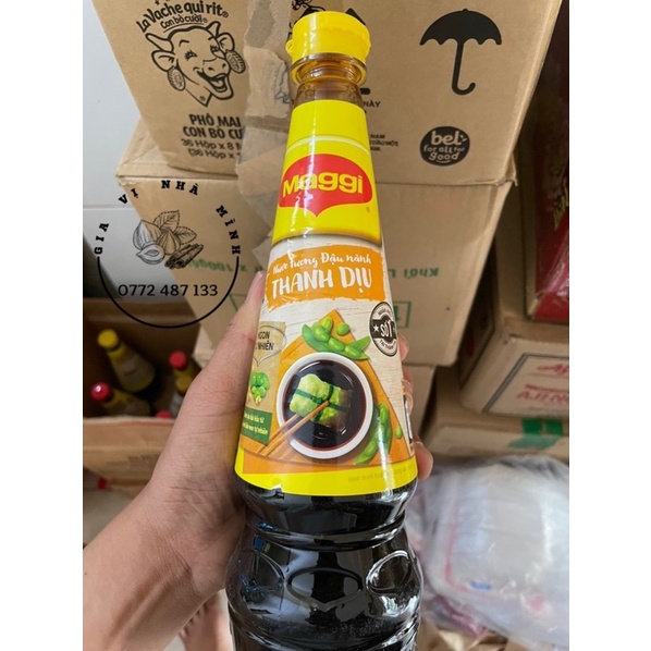 NƯỚC TƯƠNG ĐẬU NÀNH MAGGI NẮP VÀNG 700ML