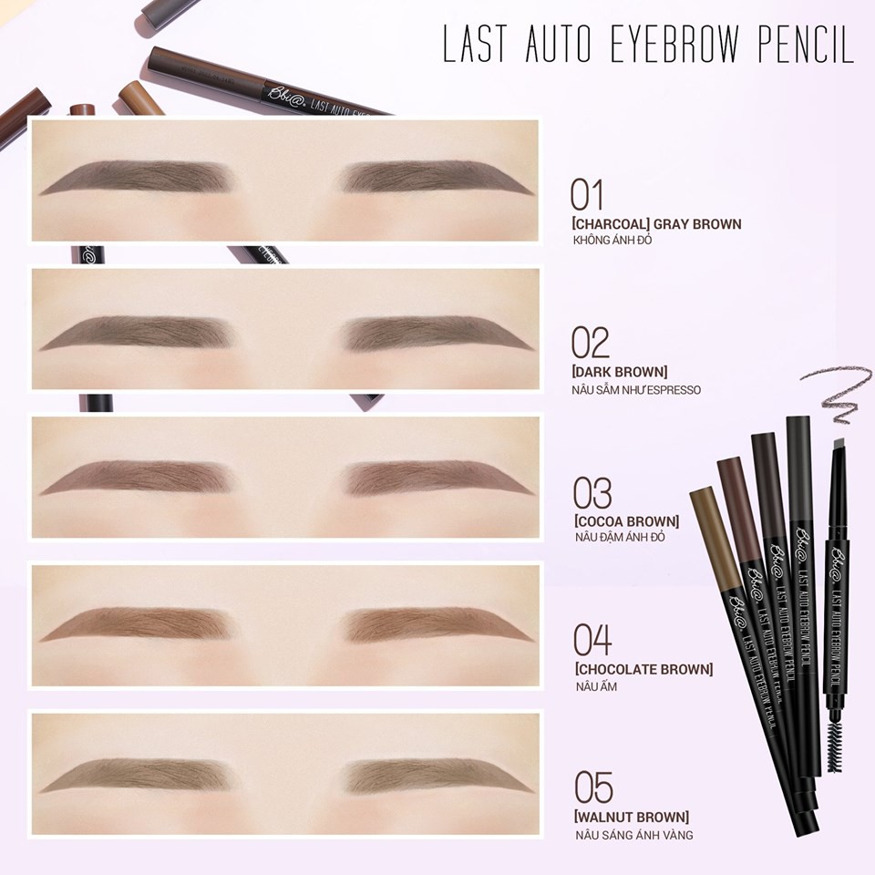Chì kẻ chân mày Bbia Last Auto Eyebrow Pencil (5 màu) 0.18g - Bbia Official Store | BigBuy360 - bigbuy360.vn