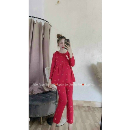 Bộ tim khoá dài cho bầu và sau sinh siêu xinh