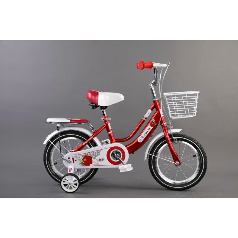 Xe đạp 2 khung bé gái 12 , 14 , 16 inch mẫu mới tem về nhiều hãng: xaming, H&T bike