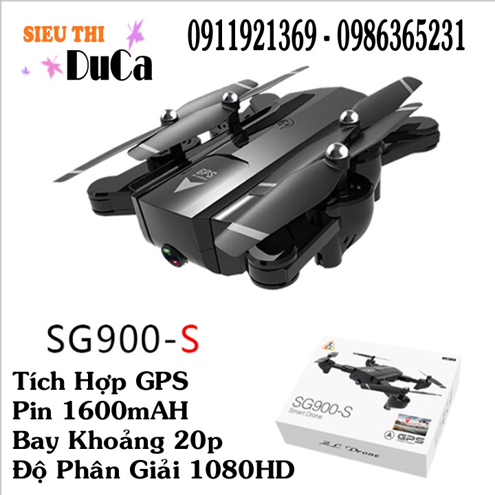 Flycam SG900-S, GPS định vị, camera HD 1080p New